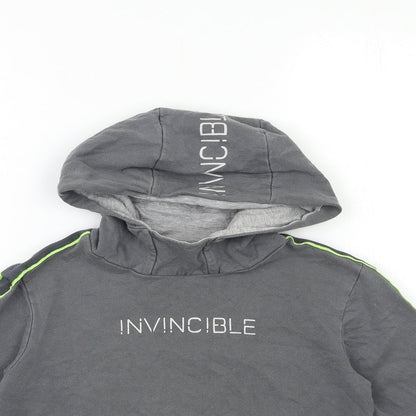 Blue Zoo Boys Grey   Pullover Hoodie Size 7-8 Years