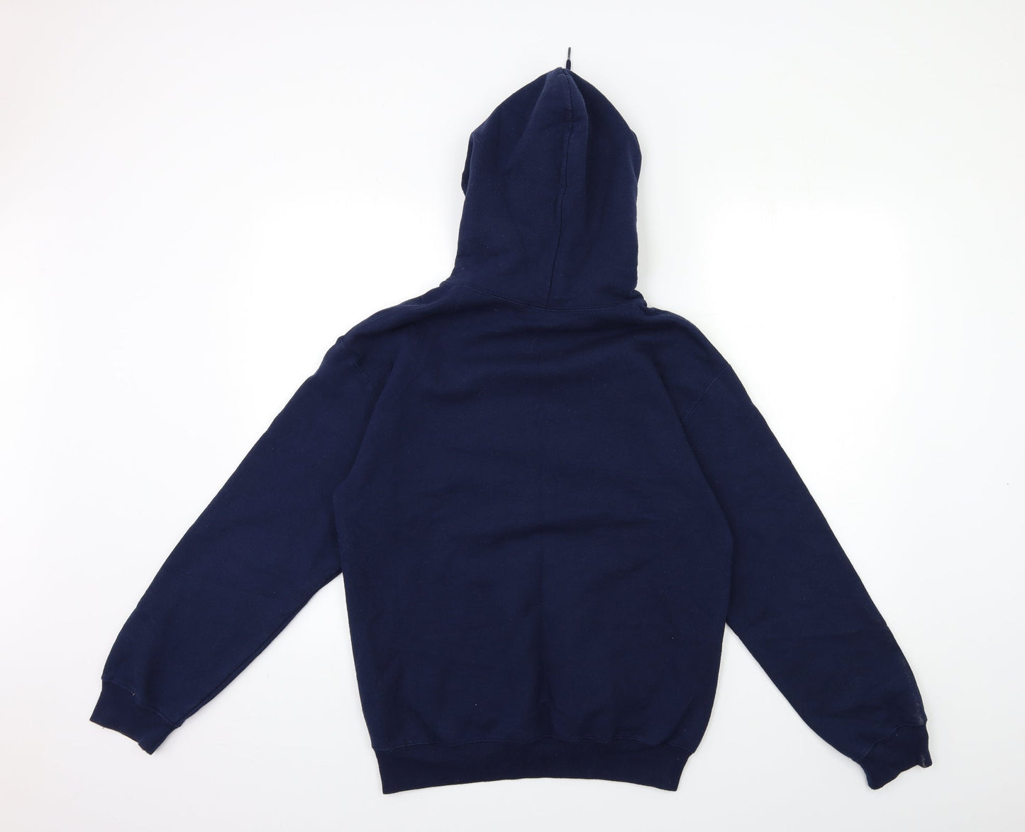 Mens UK Size S Gildan Blue Pullover Hoodie