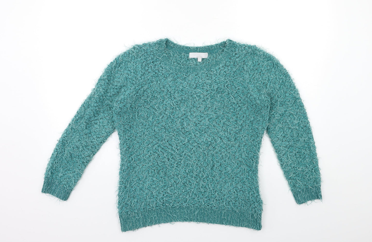 Womens UK Size 8 Red Herring Green Pullover Jumper