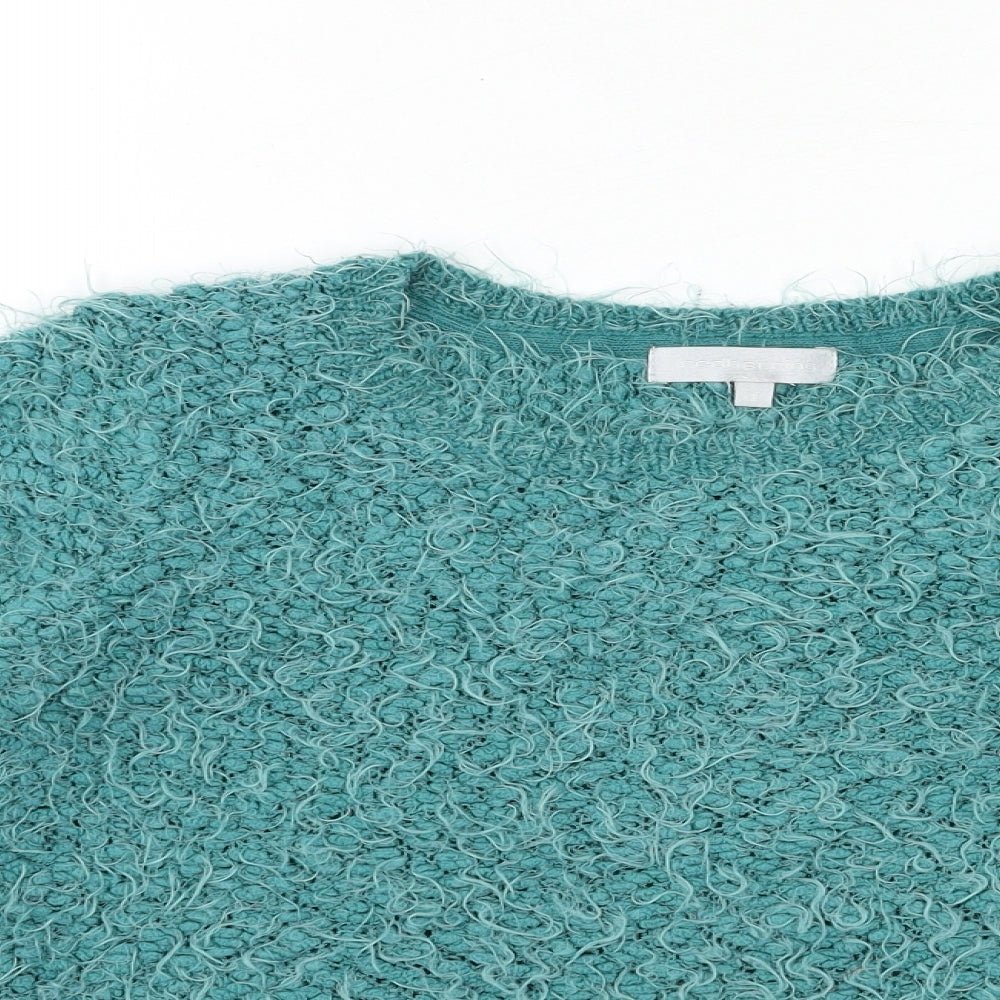 Womens UK Size 8 Red Herring Green Pullover Jumper