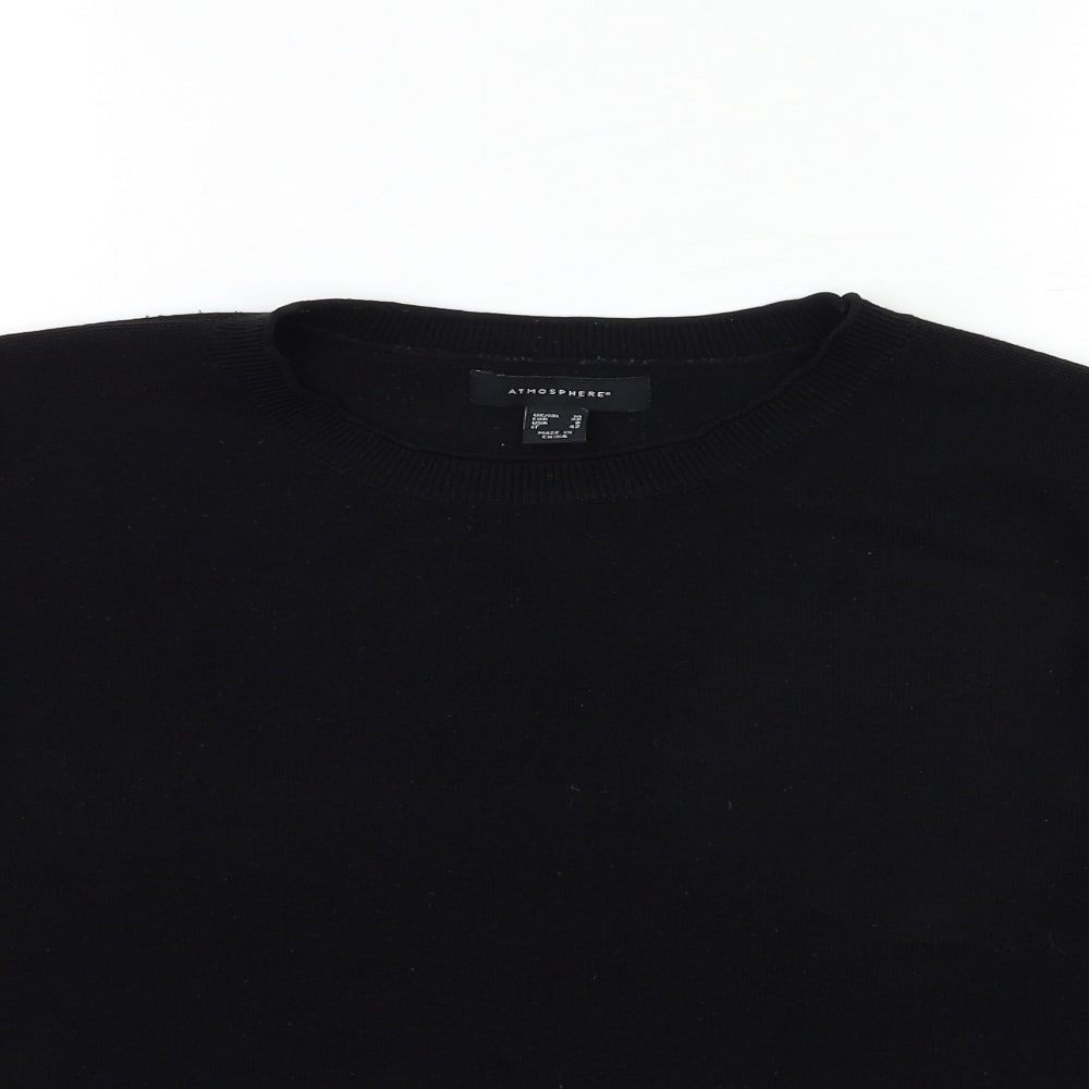 Womens UK Size 10 Atmosphere Black Pullover Jumper