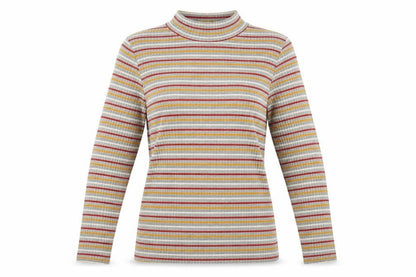 Papaya Womens Grey Striped  Pullover Jumper Size 14