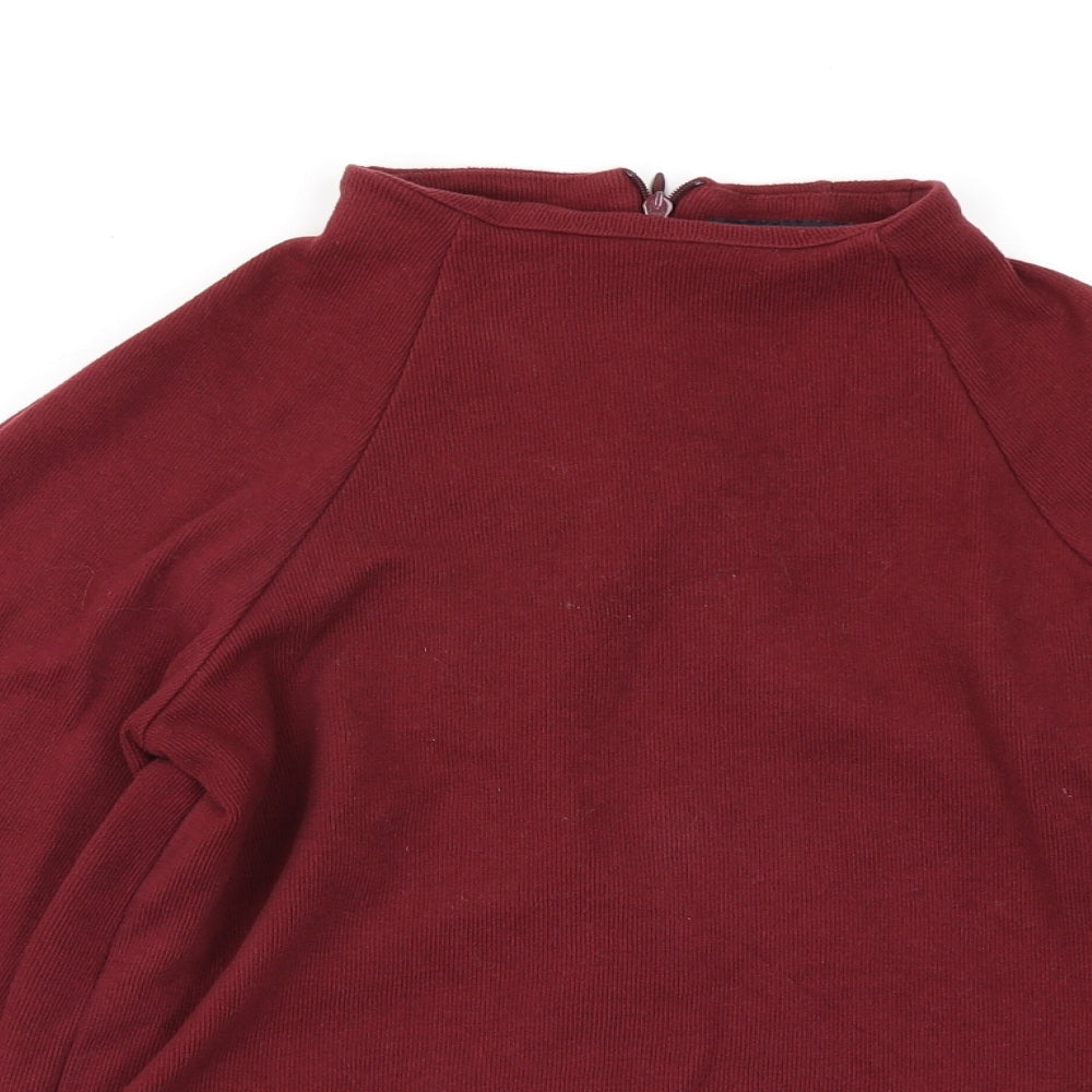 Womens UK Size 10 M&S Collection Red Pullover Jumper
