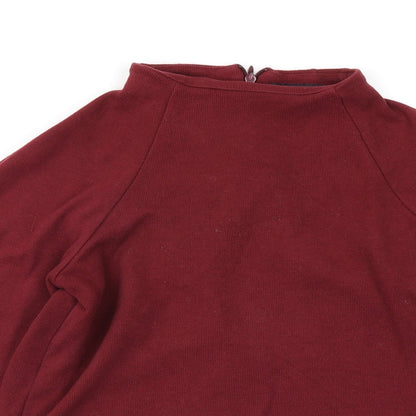 Womens UK Size 10 M&S Collection Red Pullover Jumper