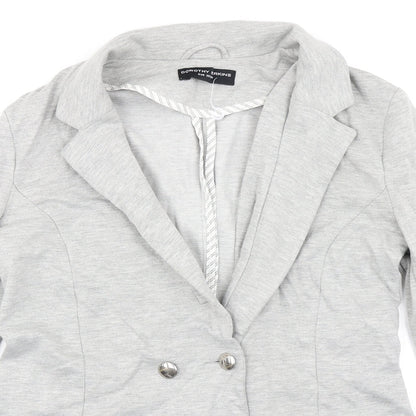 Dorothy Perkins Womens Grey   Jacket Blazer Size 8