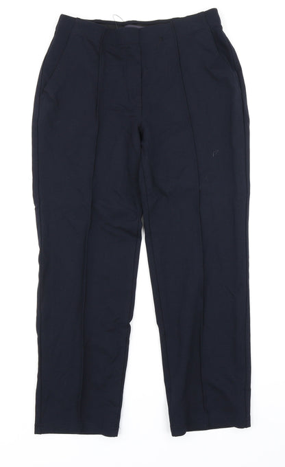M&S Collection Womens Blue   Dress Pants Trousers Size 10 L23 in