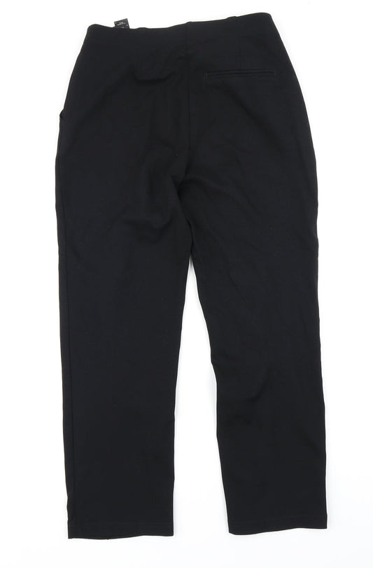 M&S Collection Womens Black   Trousers  Size 10 L25 in