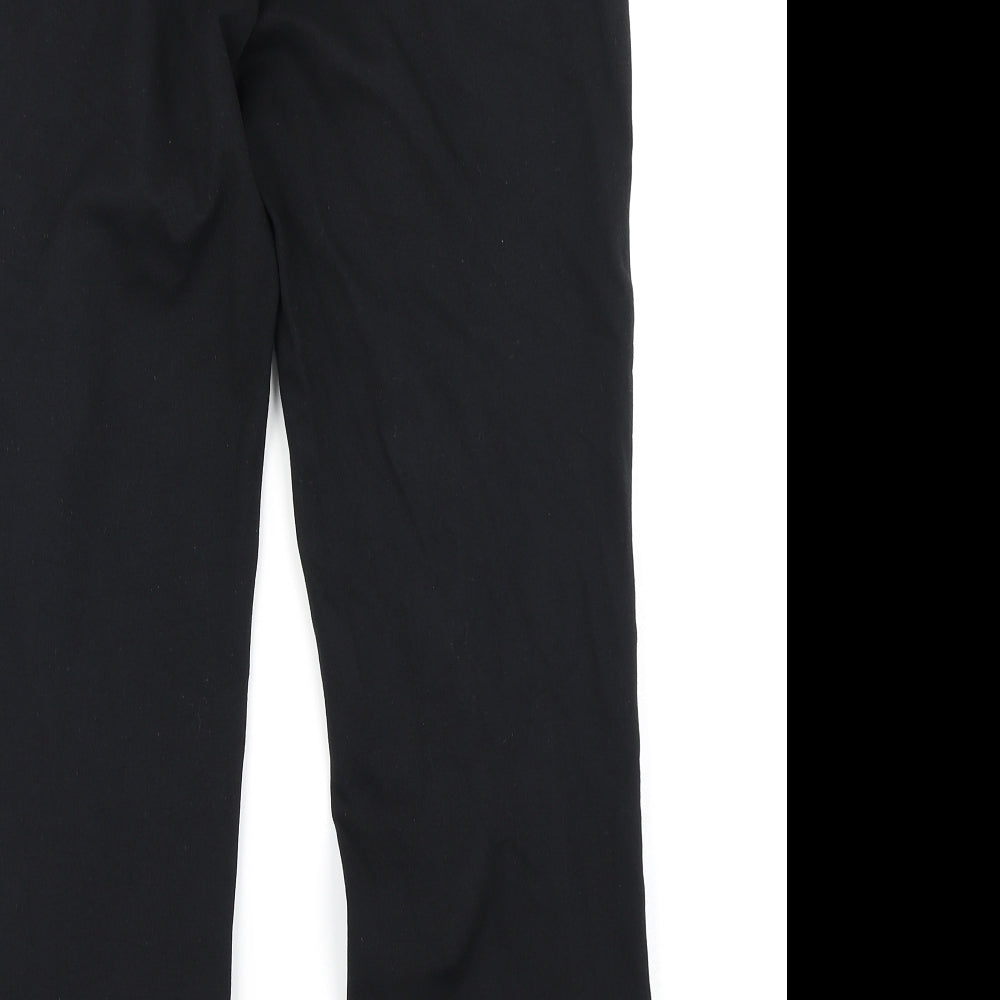 M&S Collection Womens Black   Trousers  Size 10 L25 in