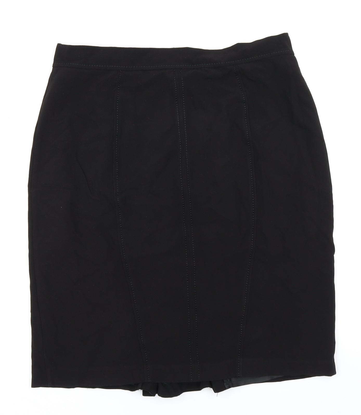 M&S Collection Womens Black   Straight & Pencil Skirt Size 32 in