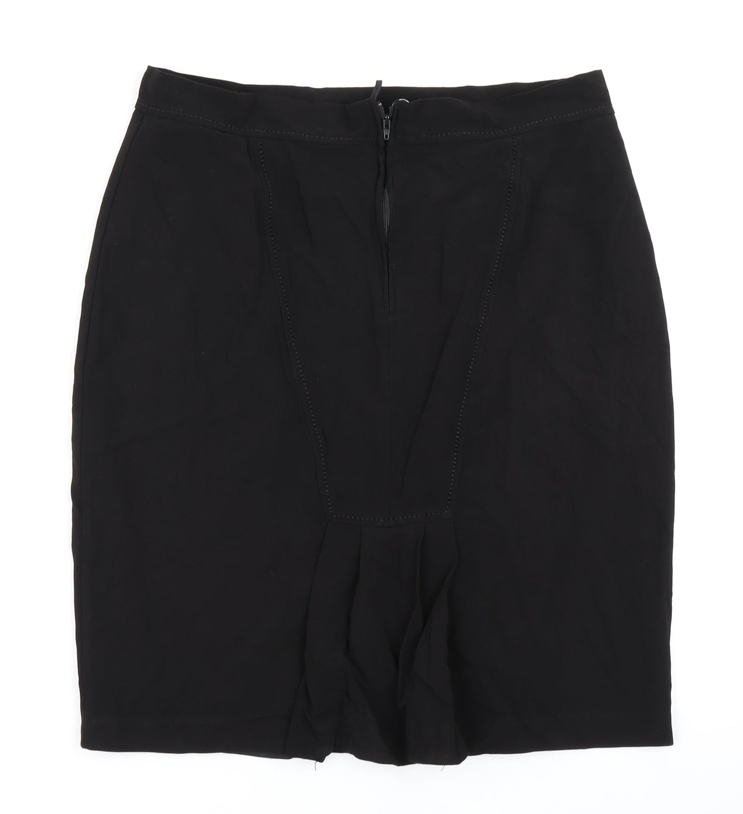 M&S Collection Womens Black   Straight & Pencil Skirt Size 32 in