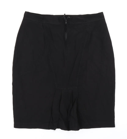M&S Collection Womens Black   Straight & Pencil Skirt Size 32 in