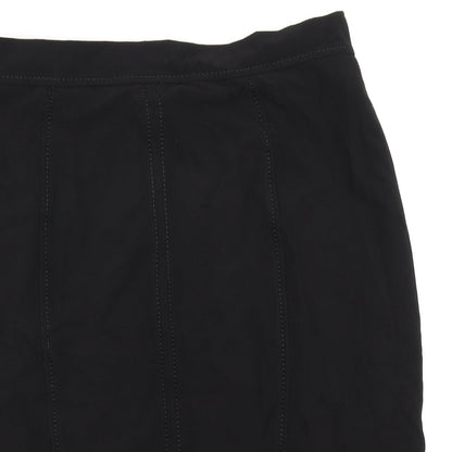 M&S Collection Womens Black   Straight & Pencil Skirt Size 32 in