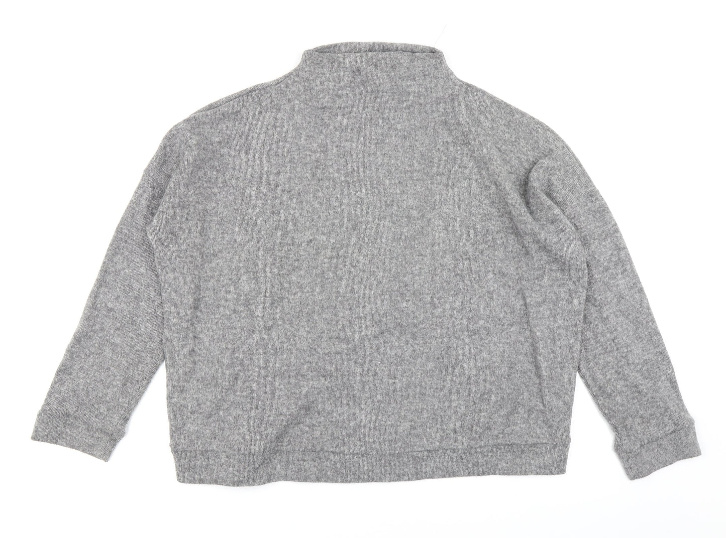 Womens UK Size M New Look Grey Pullover Jumper