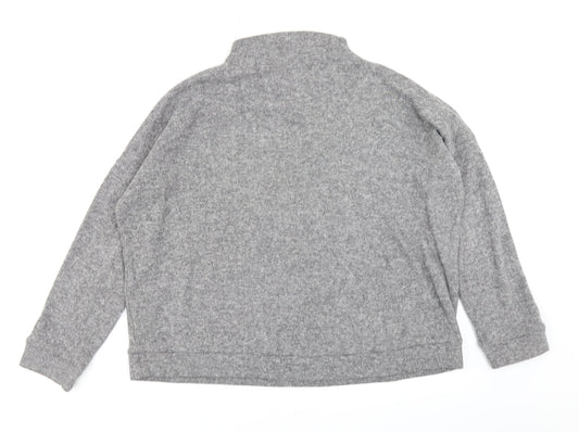 Womens UK Size M New Look Grey Pullover Jumper