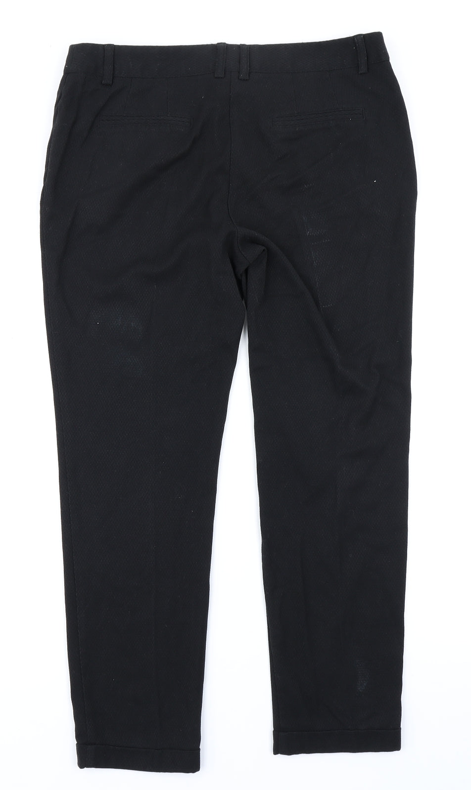 Womens UK Size 12 NEXT Regular Fit  Black Trousers