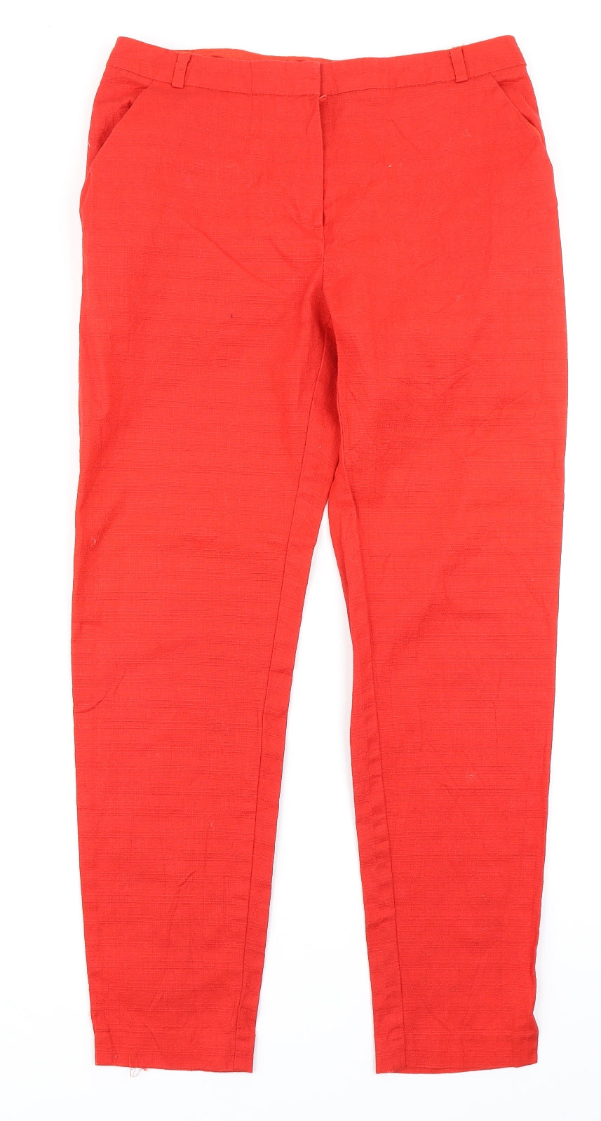 George Womens Red   Cargo Trousers Size 8 L25 in