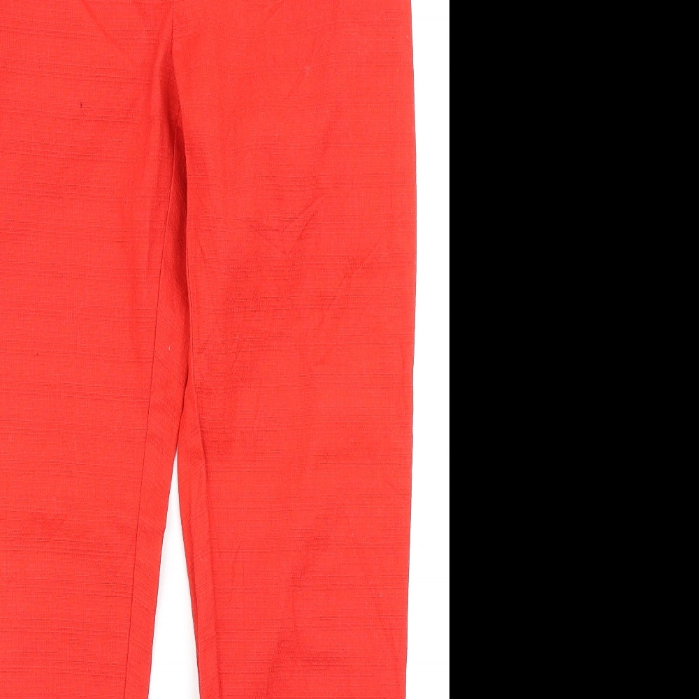 George Womens Red   Cargo Trousers Size 8 L25 in