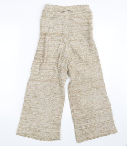 Womens UK Size 6 Topshop Regular Fit Sweatpants Beige Trousers
