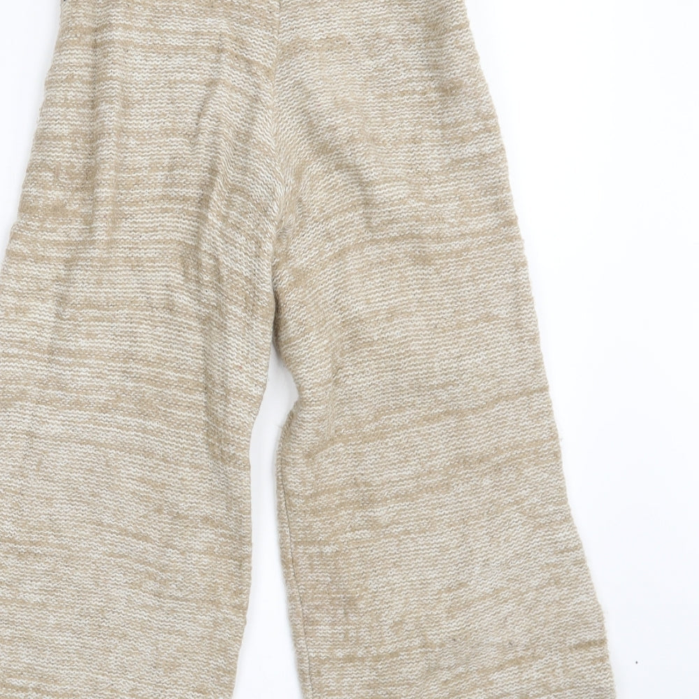 Womens UK Size 6 Topshop Regular Fit Sweatpants Beige Trousers