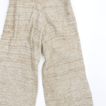 Womens UK Size 6 Topshop Regular Fit Sweatpants Beige Trousers