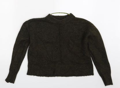 Womens UK Size 10 Atmosphere Brown Pullover Jumper