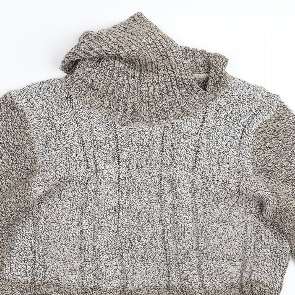 Womens UK Size S BM Beige Pullover Jumper