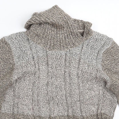 Womens UK Size S BM Beige Pullover Jumper