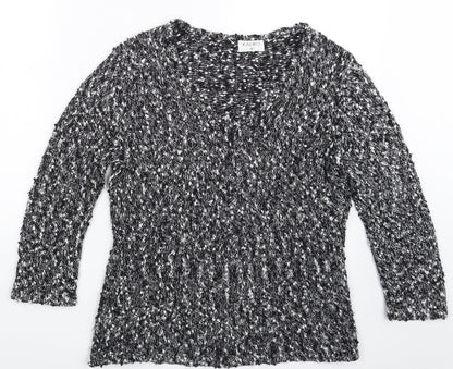 Kaliko Womens Black   Pullover Jumper Size 16