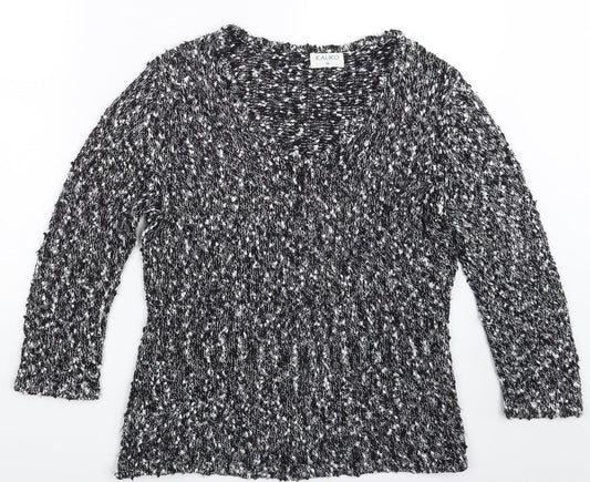 Kaliko Womens Black   Pullover Jumper Size 16