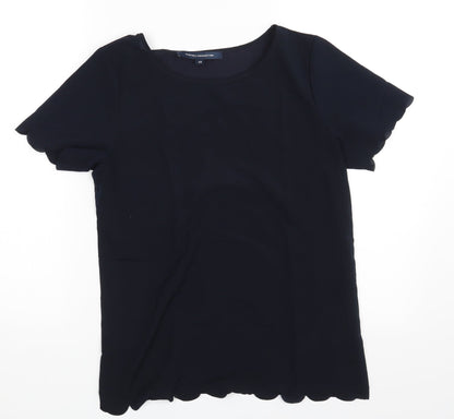 Womens UK Size XS Dorothy Perkins Blue Basic Blouse