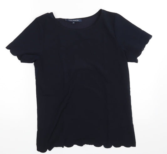 Womens UK Size XS Dorothy Perkins Blue Basic Blouse