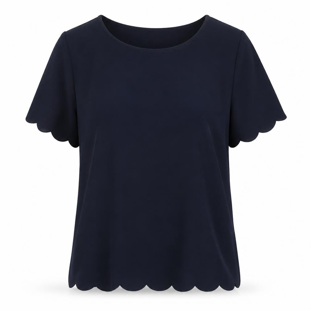 Womens UK Size XS Dorothy Perkins Blue Basic Blouse