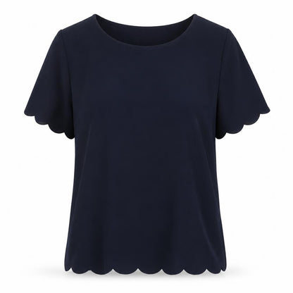 Womens UK Size XS Dorothy Perkins Blue Basic Blouse