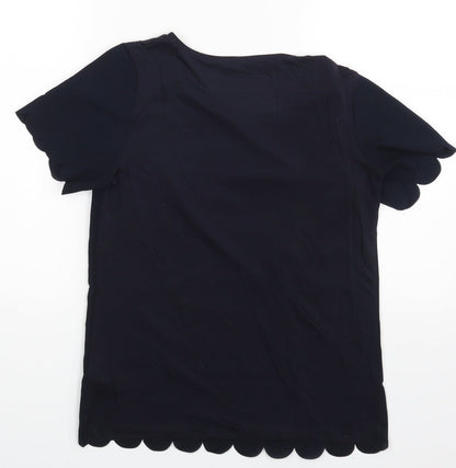 Womens UK Size XS Dorothy Perkins Blue Basic Blouse