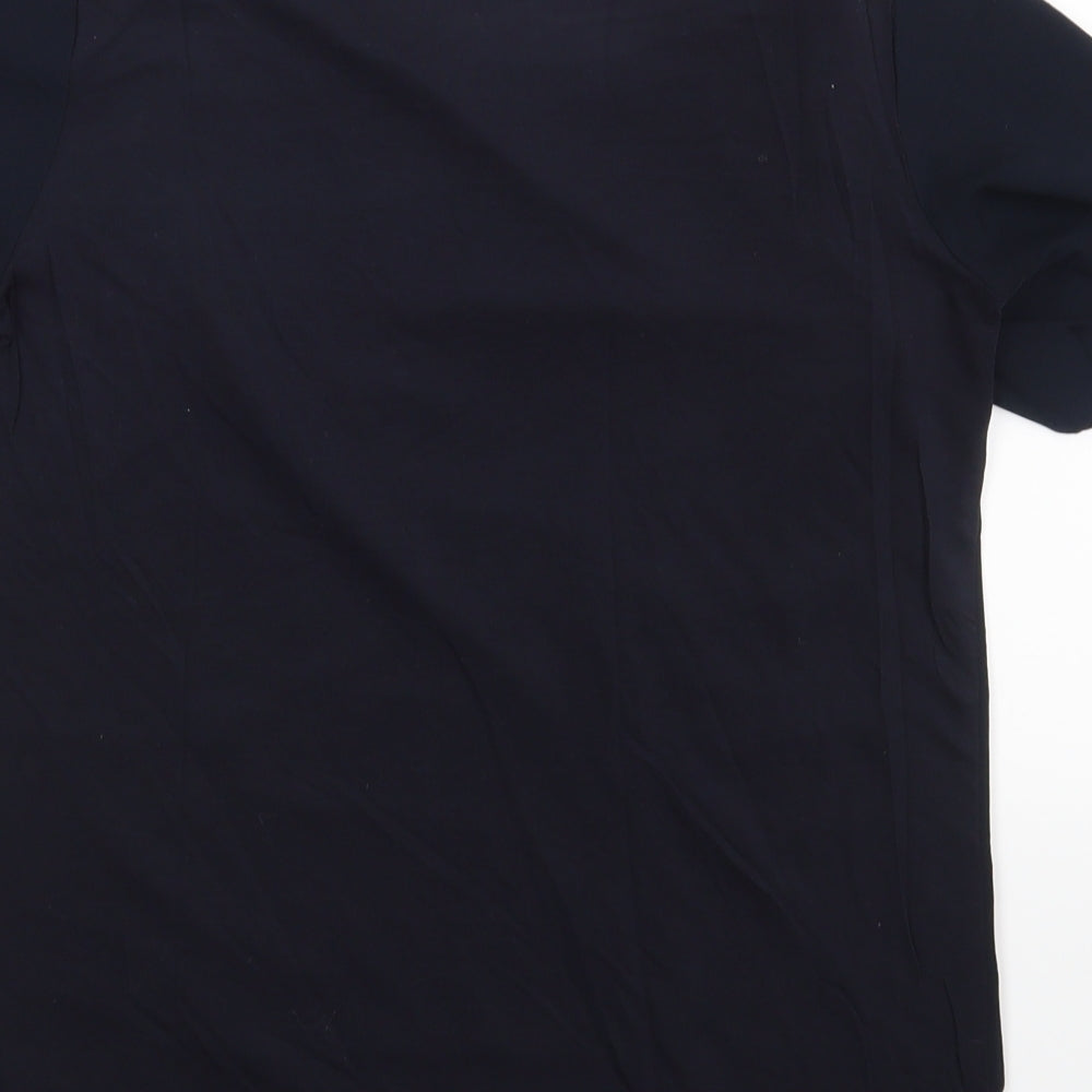 Womens UK Size XS Dorothy Perkins Blue Basic Blouse
