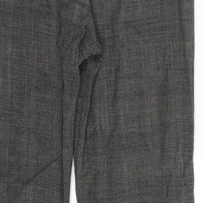 Womens UK Size 12 Wallis Regular Fit  Brown Trousers