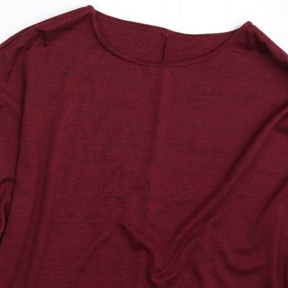 Preworn Womens Purple   Pullover Sweatshirt One Size
