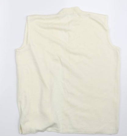 Voir Exvhange Womens Ivory   Cardigan Jumper Size XL