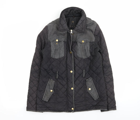 Primark Womens Black   Jacket Coat Size 10