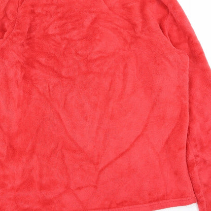 Primark Womens Red Solid  Top Pyjama Top Size 6