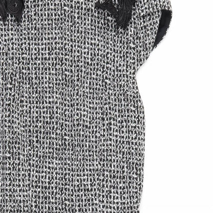 Per Una Womens Multicoloured Houndstooth  A-Line  Size 8