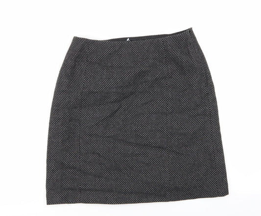 John Lewis Womens Grey   Mini Skirt Size 10