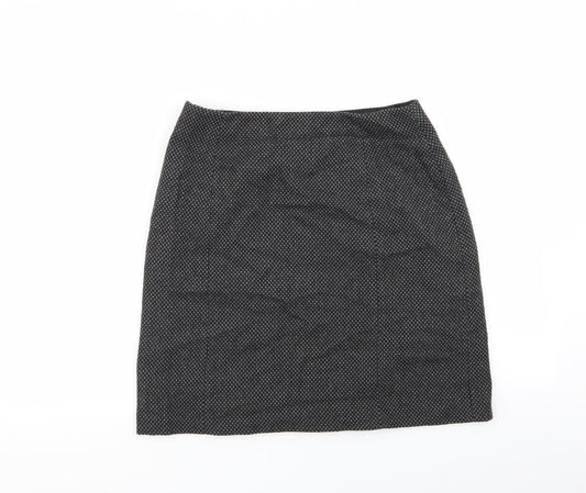 John Lewis Womens Grey   Mini Skirt Size 10