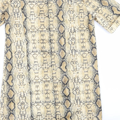 souchi Womens Multicoloured Animal Print  A-Line  Size S