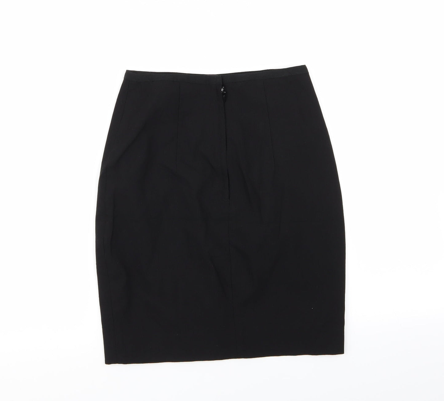 H&M Womens Black Floral  A-Line Skirt Size 6