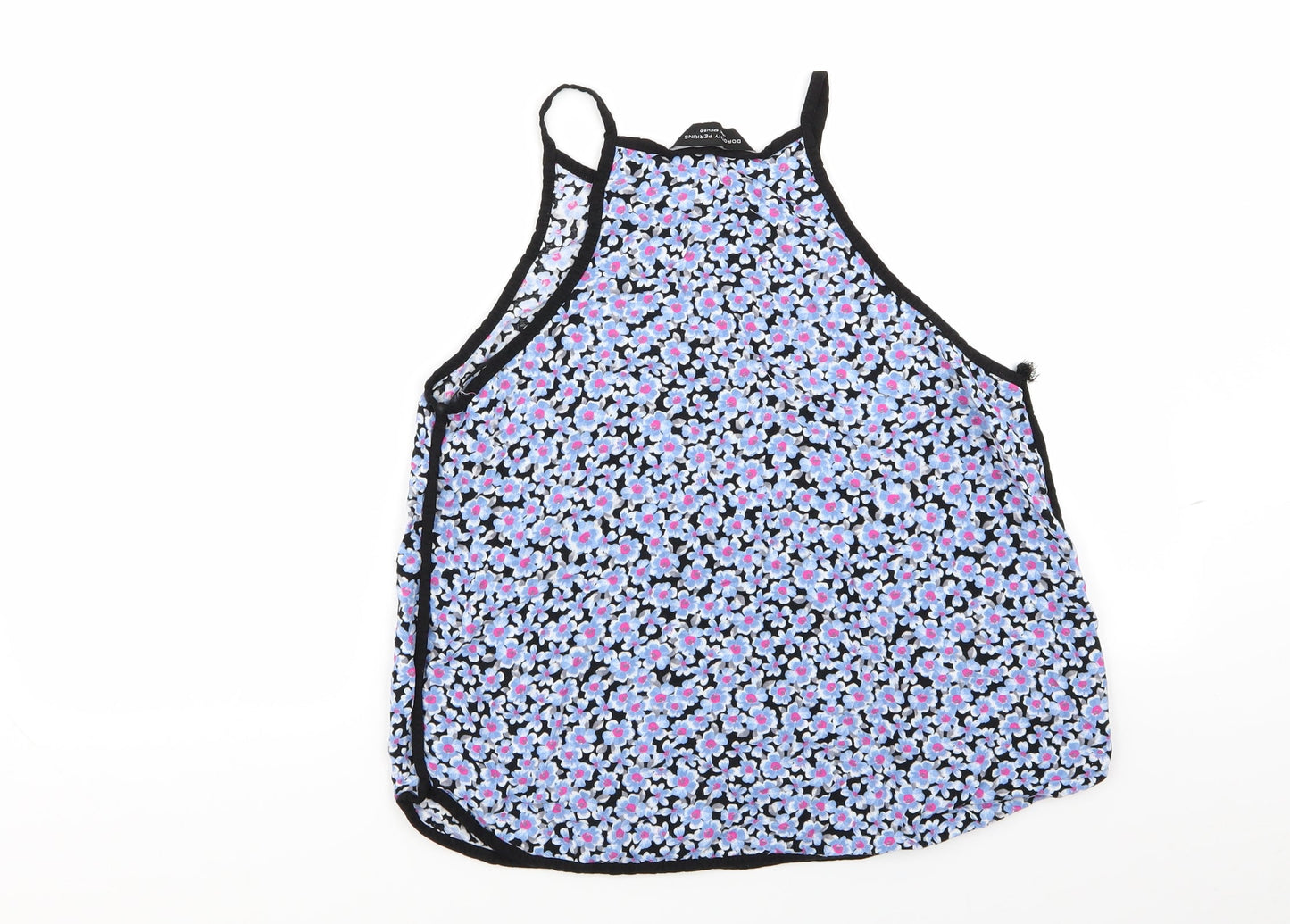 Womens UK Size 14 Dorothy Perkins Blue Basic Tank