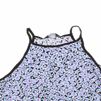 Womens UK Size 14 Dorothy Perkins Blue Basic Tank