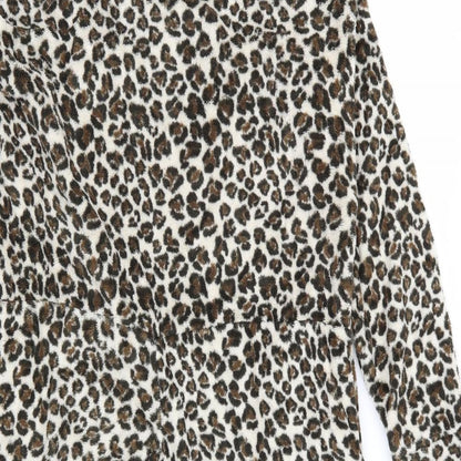 Dunelm Womens Multicoloured Animal Print  Top One Piece Size S