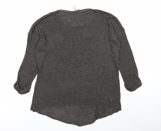 Womens UK Size M H&M Grey Pullover Jumper
