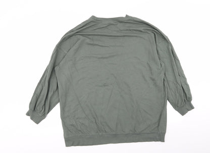Womens UK Size M H&M Green  Jumper